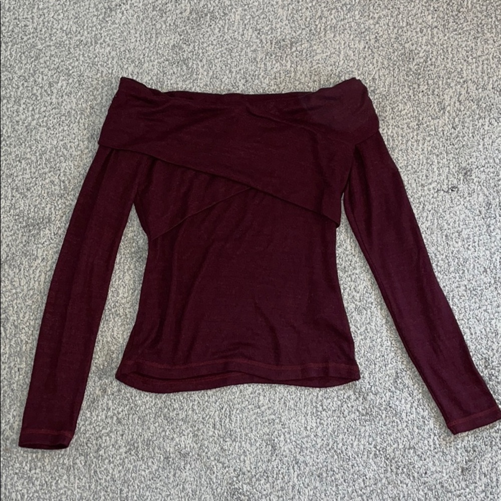 Shoulder-less Cross Wrap Top